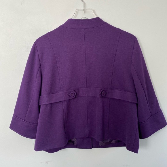 SANDRO Petite Jacket in Eggplant NWT - Picture 2 of 9